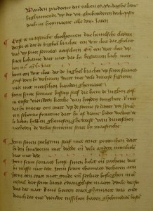 Brussels - KB - 837-45, fol. 133r: The ending of Text 69. The last two lines stand a little apart (by courtesy of the KBR Brussels)